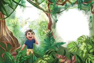 do picture book illustration, cover design and layout