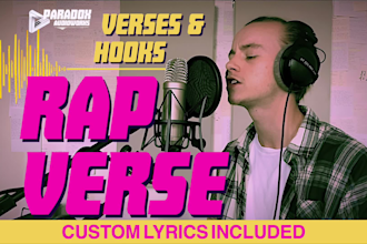 write and record a rap verse for your song