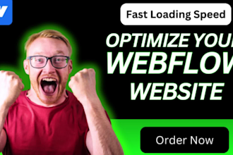 optimize your webflow website for faster loading speeds