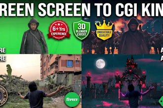 do professional vfx,compositing and special effects for your videos