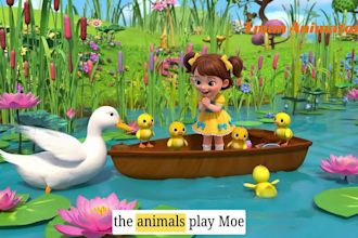 create ai animated stories, 3d cartoon for kids, ai video art