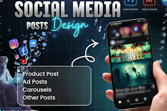 design social media posts and ads for instagram and facebook