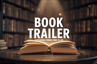 create cinematic book trailers that feel like movie teasers