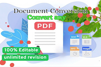 do fast PDF to word conversion with editable word documents