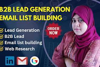 do b2b lead generation and email list building