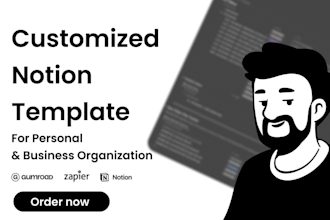 build customized notion templates with automations