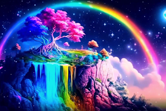 create  1 to 10 hours long meditation, yoga,chakra music video for youtube
