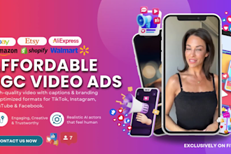 create top notch ai ugc ads for your product or service
