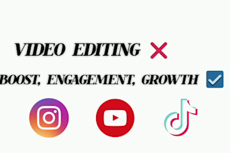 do engaging and professional instagram reels video editing