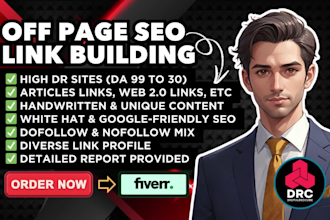 do killer off page SEO backlinks with high da link building