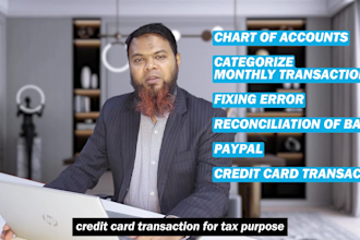 do monthly bookkeeping in quickbooks, xero, zoho books for small business