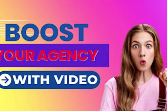 make a marketing video for your agency