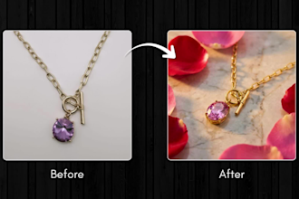 do jewelry  retouching and jewelry photography using ai