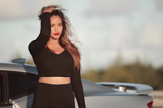 promote your logo and website on muscle car video