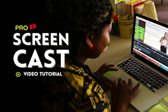 create professional screencast tutorial video