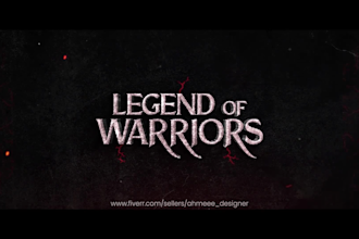 create a cinematic book trailer promo teaser video
