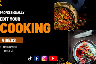 edit your cooking videos for yt, ig reels, tiktok etc