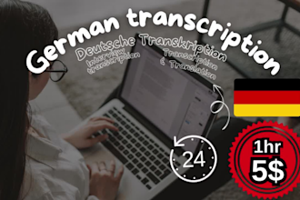 do german interview video transcription and translation, deutsch transkript