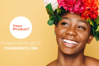 make custom skincare product promo video