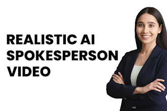 create professional ai spokesperson for your business