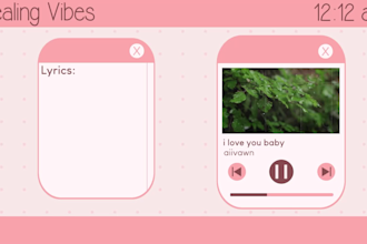 professionally add animated lyrics and visualization to your songs