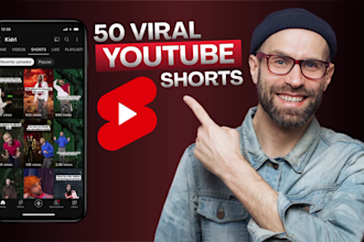 automate youtube shorts channel with 50 short videos