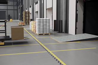 create realistic 3d industrial animation, warehouse animation, factory animation