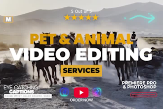 edit your animal video, pet video editing for youtube