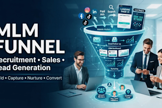 mlm promotion MLM leads MLM traffic marketing network marketing affiliate sales