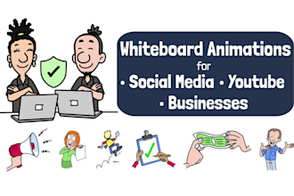 create whiteboard animation doodle video