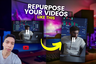 repurpose your youtube video to reels, tiktoks and shorts