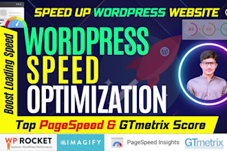 speed up wordpress website with wp rocket speed optimization