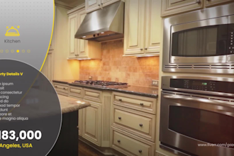 do luxury real estate listing and property video promo