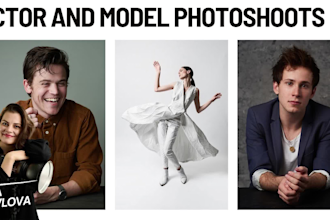 shoot new portfolio images for aspiring models and actors