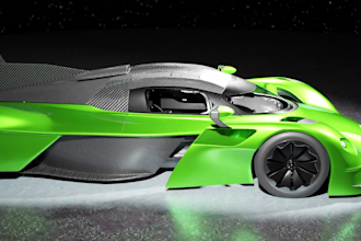 do 3d design and 3d modeling a car or vehicle in blender