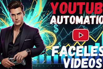 create and scale faceless youtube ai automation channels with ai video editing