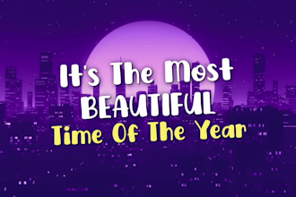 make an animated lyric music video