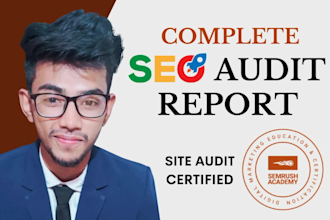 do website SEO audit report with rank booster action plan