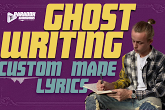 ghostwrite lyrics for your next song in rap, pop, rnb, edm