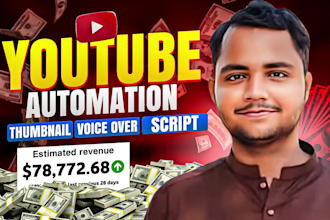 create amazing cash cow youtube, cash cow videos, cash cow faceless for you