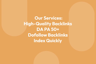 build high quality link building with safe high da authority SEO backlinks