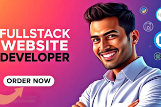 build your customized full web development nextjs django