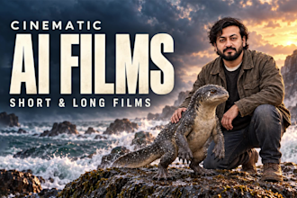 be your ai filmmaker for realistic movie, trailer and short film