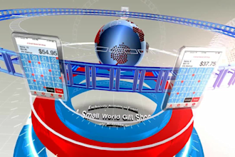 design 3d news presentation video