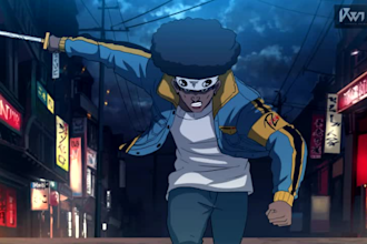 create 2d animation, anime with a cheap price