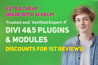 create custom divi 5 module, extension, plugin, component with ai