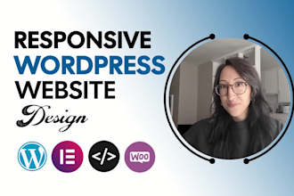 build responsive wordpress website design or wordpress website development