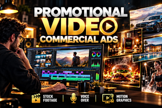 create explainer commercial video ads and promotional videos