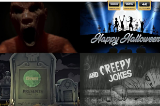 4 premium 2026 halloween video animation with fully license