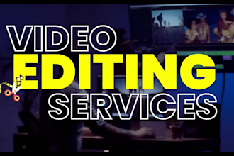 do youtube video editing, vlog and talking head video editing